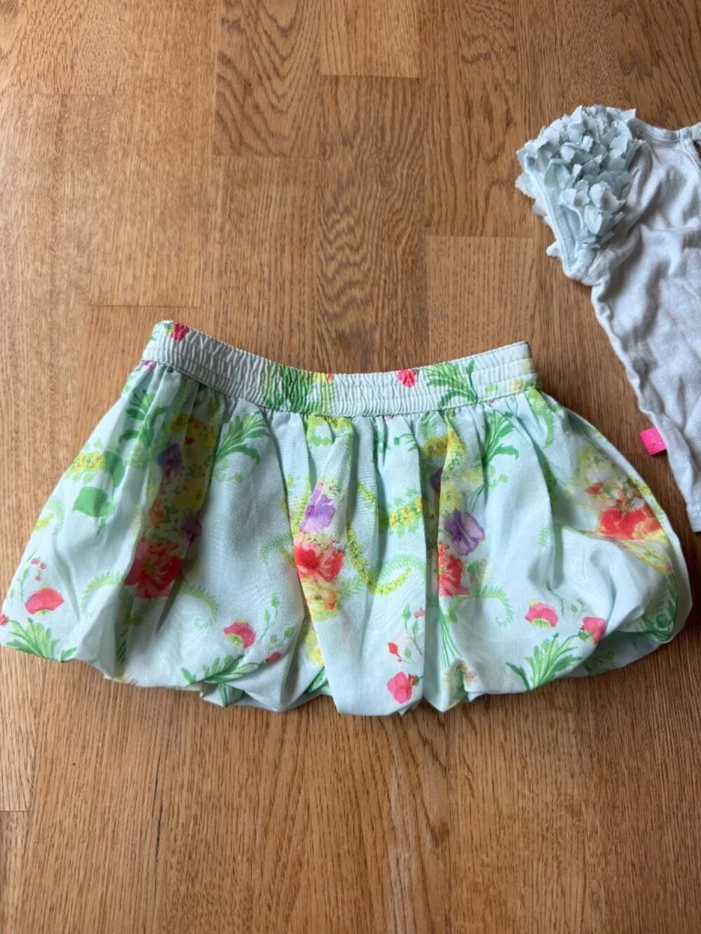 Baker by Ted Baker Infant Girls Outfit Floral Bubble Skirt Size 0-3 Months